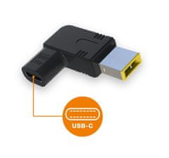 Napajalnik Aligator USB-C 11 x 4,5 mm za prenosne računalnike Lenovo