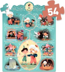 Djeco Pinocchio Story Puzzle 54 kosov