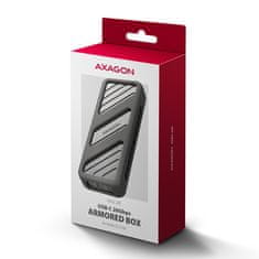 AXAGON EEM2-20G, USB-C 20 Gb/s - M.2 NVMe SSD kovinska oklepljena škatla