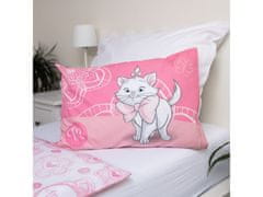 Disney DISNEY Marie Cat Komplet posteljnine Zip, otroška posteljnina, bombažna posteljnina 100x135 cm, Oeko-Tex 