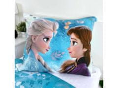 Disney Frozen Elsa in Anna Komplet posteljnine Zip, otroška posteljnina, bombažna posteljnina 140x200 cm, Oeko-Tex 