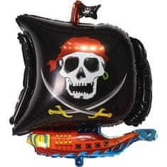 Folija balon piratska ladja 67x53cm - Cakesicq