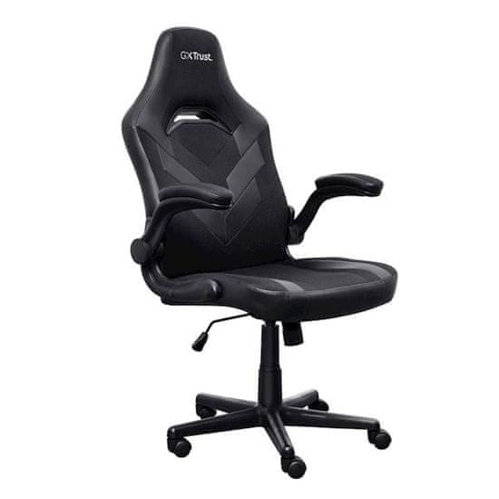 Trust GXT703 RIYE gaming stol, črn