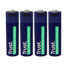 Trust polnilne baterije, AA, USB-C, 4 kosi