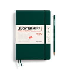 Leuchtturm1917 Srednji tedenski planer (A5) 2025 Gozdno zelena