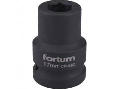 Fortum Vtična glava nenadoma 3/4", 17mm, L 52mm