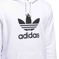 Adidas Športni pulover bela 182 - 187 cm/XL Originals Trefoil Hoodie