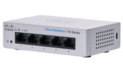 Cisco CBS110-5T-D-EU 5-portno GE stikalo brez upravljanja, namizno