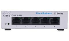 Cisco CBS110-5T-D-EU 5-portno GE stikalo brez upravljanja, namizno