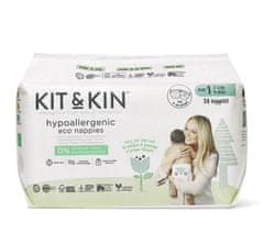 Kit & Kin Plenice za enkratno uporabo Eco 1 (2-5 kg) 38 kosov