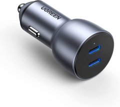 Ugreen Avtopolnilec 2xUSB-C QC 3.0 40W - box