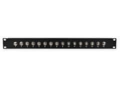 XtendLan Patch panel 19", 16 priključkov BNC, 1U