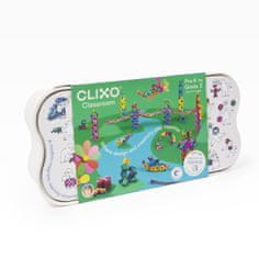 CLIXO Classroom - magnetni gradbeni set 100 kosov