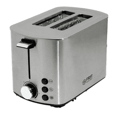 First Austria Toaster FIRST za 2 kosa, nerjavno ohišje, 3-funkcije, nastavitev zapeke, 850W