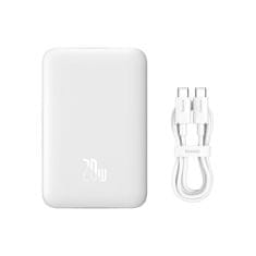 Baseus Magnetna Powerbank 10000mAh 20W Bela