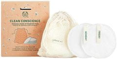 The Body Shop Pralne blazinice za odstranjevanje ličil (Reusable Makeup Remover Pads Bamboo & Cotton) 7 kos