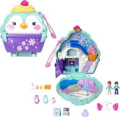 Polly Pocket Mattel : Snežni prikupni pingvin komplet (HRD34)