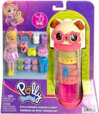 Polly Pocket Mattel Ogrinjalna omara za modo s psom (HKW06)