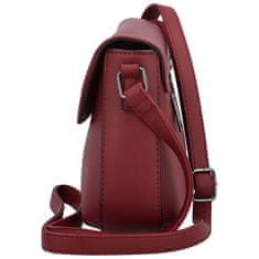 Ženska torba za čez kožo D5886 Bordo