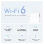 Razširjevalnik WiFi TP-Link Mercusys ME60X AP/Extender/Repeater - AX1500, 1x GLAN