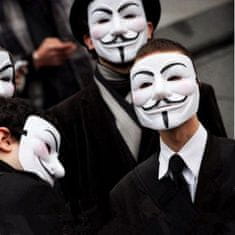 Maskarada Pustna maska Anonymous - V for Vendetta - Guy Fawkes