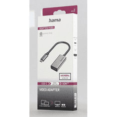 Hama reduktor USB-C na HDMI, UHD/4K@60 Hz, kovinski