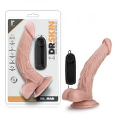 Dr. Skin Vibracijski dildo Dr. Skin - Dr. Sean, 20 cm, kožni