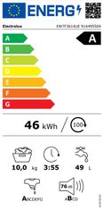 Electrolux EW7F3614UE pralni stroj, 10 kg