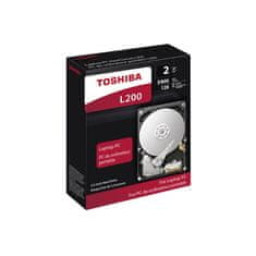 Toshiba Toshiba L200 notranji trdi disk 2 TB 5400 vrtljajev na minuto 128 MB 2,5" Serial ATA III