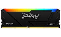 Kingston FURY Beast RGB 32GB DDR4 3600MT/s / DIMM / CL18