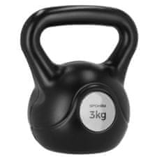 Spokey KETLA Kettlebell plastična palica 3 kg