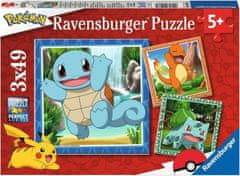 Ravensburger Sestavljanka Spustite Pokemone 3x49 kosov