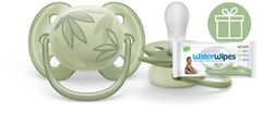 Philips AVENT Ultrasoft Premium dude 0-6m zelena, 1 kos+WWW milo 60 kosov