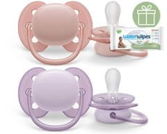 Philips AVENT Ultrasoft Premium nevtralni 0-6m deklica, 2 kosa+WWW Milo 60ks