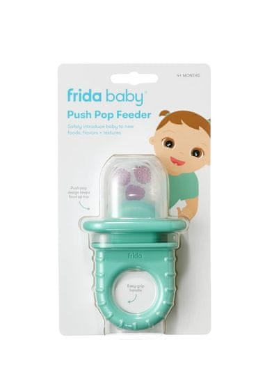 FRIDA BABY Silikonska duda za hranjenje Push Pop Papuu 4m+