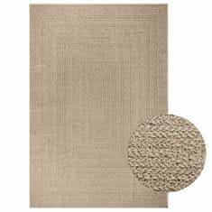 shumee vidaXL Rug "ZIZUR" Bež 200x290 cm Juta videz Notranje in zunanje
