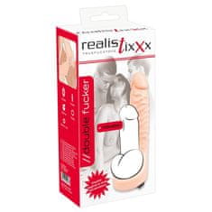 Realistixxx Vibracijski dildo z obročkom Double Lovers (R5402239)