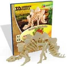 NiXiM Lesena 3D sestavljanka/Stegosaurus