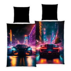 HERDING Vključeno laneno perilo Neon Car micro Polyester - mikrovlakna, 140/200 cm