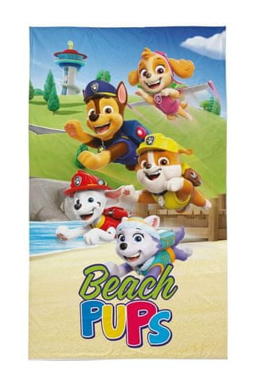 DETEXPOL Otroška brisača Paw Patrol plaža Bombaž - frotir, 50/30 cm