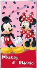 FARO Micro Mickey in Minnie poliestrska brisača za kopanje, 70/140 cm