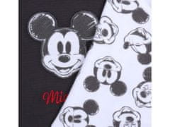 Disney Sive hlače z naramnicami + bodi Mickey Mouse DISNEY 0-0 m 50 cm