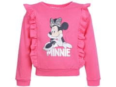 Disney Roza pulover z volančki Minnie Mouse 4-5 lat 110 cm