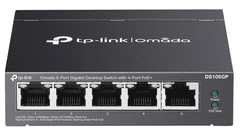 TP-Link Omada mrežno stikalo (Switch), LAN 5-port, Giga 4xPoE+ (DS105GP)