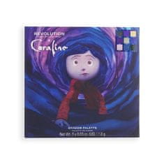 X Coraline The Secret Door Paleta senčil za oči 9 g