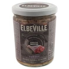 Jar Elbeville Dog Sensitive Digestion, puran z dodano meto, 440ml