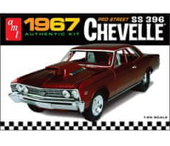 shumee Plastični model - 1967 Chevy Chevelle Pro Street car - AMT