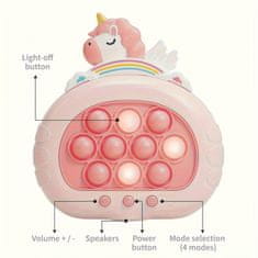 WOOPIE  Električna antistresna arkadna igra Unicorn POP IT