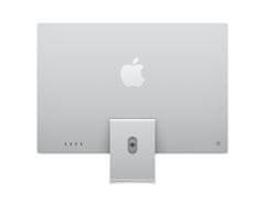 Apple iMac 24 računalnik, M4, 10C GPU, 16GB, SSD512GB, srebrn