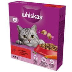 Whiskas WHISKAS z okusno govedino - suha hrana za mačke - 800g